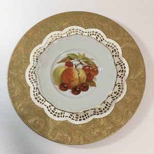 Vintage 7.5" Serving Plate for Fruits